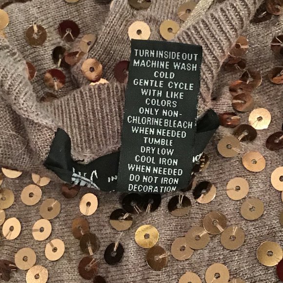 INC International Concepts Women's Sequin Sweater - Picture 4 of 4